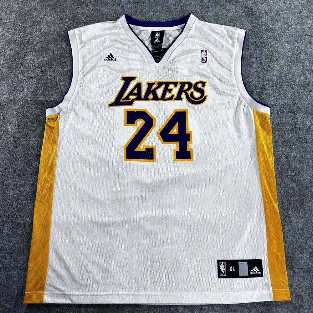 Vintage Adidas Kobe Bryant Los Angeles Lakers #24 Jersey NBA Mens XL‎